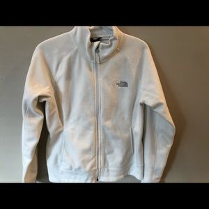 Women’s North Face White Jacket - size M